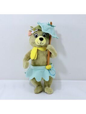 Yogi Bear Cindy Plush Toy Girlfriend Southern Girl Woman Umbrella Hanna Barbera